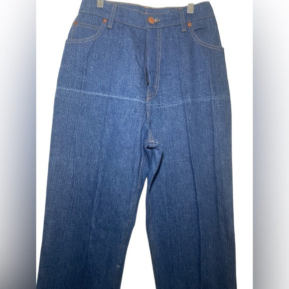 Re/Done New NWOT Pleated Wide Leg Jeans Estimated Size 26” - Picture 3 of 7